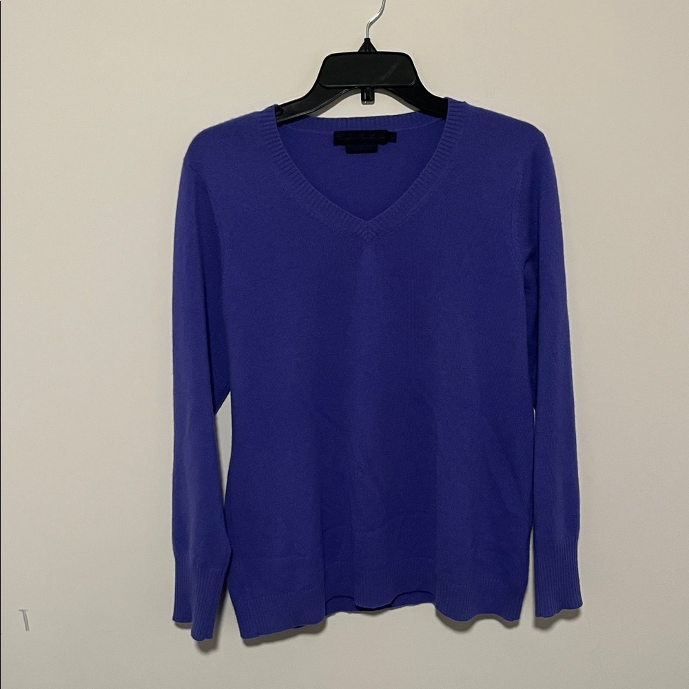 Men’s Purple  Cashmere Sweater